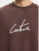 The Couture Club Trika Puff Print Signature hnědý