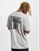 Thug Life T-Shirt Leather3D grau