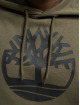 Timberland Bluzy z kapturem Core Logo oliwkowy