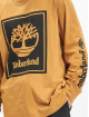 Timberland Maglietta a manica lunga Stack Logo marrone