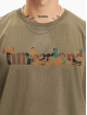 Timberland t-shirt Camo Linear Logo groen