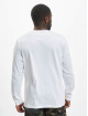Timberland T-Shirt manches longues New Stack Logo blanc