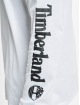 Timberland T-Shirt manches longues New Stack Logo blanc