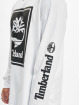 Timberland T-Shirt manches longues Stack Logo blanc