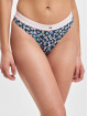Tommy Hilfiger Spodní prádlo Print Tanga Underwear modrý
