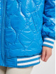 Tommy Jeans Bomberjacke Shiny Oversized Quilt blau