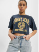 Tommy Jeans Camiseta Super Crop College Logo azul