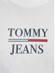 Tommy Jeans Camiseta Boxy Crop blanco