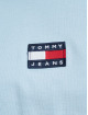 Tommy Jeans Camiseta de manga larga Badge Mock Crop azul