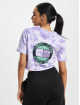 Tommy Jeans Camiseta Super Crop Unitees púrpura
