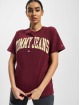 Tommy Jeans Camiseta Relaxed Collegiate Logo rojo
