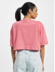 Tommy Jeans Camiseta Oversized Crop College rosa
