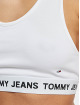 Tommy Jeans Hihattomat paidat Logo Crop valkoinen