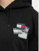 Tommy Jeans Hoodie Badge Overlay black