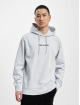 Tommy Jeans Hoodie Straight Logo grey