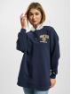 Tommy Jeans Hoody Oversized College Logo blau