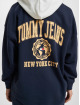 Tommy Jeans Hoody Oversized College Logo blau