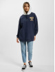 Tommy Jeans Hoody Oversized College Logo blau