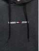 Tommy Jeans Hoody Straight Logo schwarz
