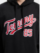 Tommy Jeans Hoody Relaxed College 85 zwart