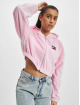 Tommy Jeans Hupparit Super Crop Velour Hooded Zipper kirjava