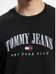 Tommy Jeans Jersey Regular Small Varsity Crew negro