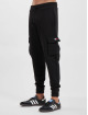 Tommy Jeans joggingbroek Badge Cargo zwart