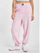 Tommy Jeans Jogginghose Velour Badge rosa