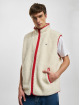 Tommy Jeans Liivit Collegiate Sherpa Gilet valkoinen