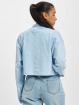 Tommy Jeans Longsleeve Badge Mock Crop blue
