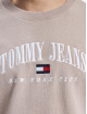 Tommy Jeans Pullover Regular Small Varsity Crew beige