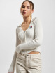 Tommy Jeans Strickjacke Xs Badge V-Neck Zip Thru weiß