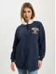 Tommy Jeans Sweat capuche Oversized College Logo bleu