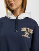 Tommy Jeans Sweat capuche Oversized College Logo bleu