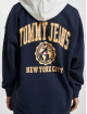 Tommy Jeans Sweat capuche Oversized College Logo bleu