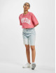 Tommy Jeans T-paidat Oversized Crop College roosa