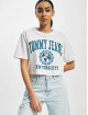Tommy Jeans t-shirt Super Crop College Logo beige