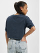 Tommy Jeans T-Shirt Super Crop College Logo blau