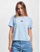 Tommy Jeans t-shirt Classic Badge blauw