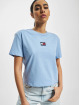 Tommy Jeans t-shirt Center Badge blauw