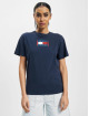 Tommy Jeans T-Shirt Relaxed Timeless Flag blue