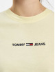 Tommy Jeans t-shirt Logo geel