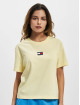 Tommy Jeans T-Shirt Center gelb