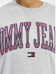 Tommy Jeans T-Shirt Relaxed Collegiate Logo grau