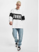 Tommy Jeans T-Shirt manches longues Skater Layer Logo blanc
