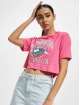 Tommy Jeans T-Shirt Super Crop College Logo pink