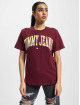 Tommy Jeans t-shirt Relaxed Collegiate Logo rood