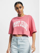 Tommy Jeans T-Shirt Oversized Crop College rosa