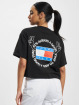 Tommy Jeans T-Shirt Oversized Crop schwarz
