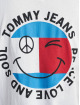 Tommy Jeans T-Shirt Peace Smiley weiß